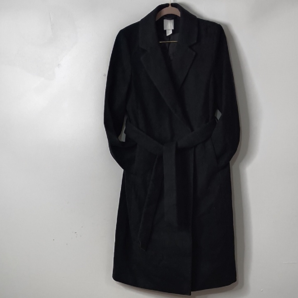 H&M Black Wool Coat